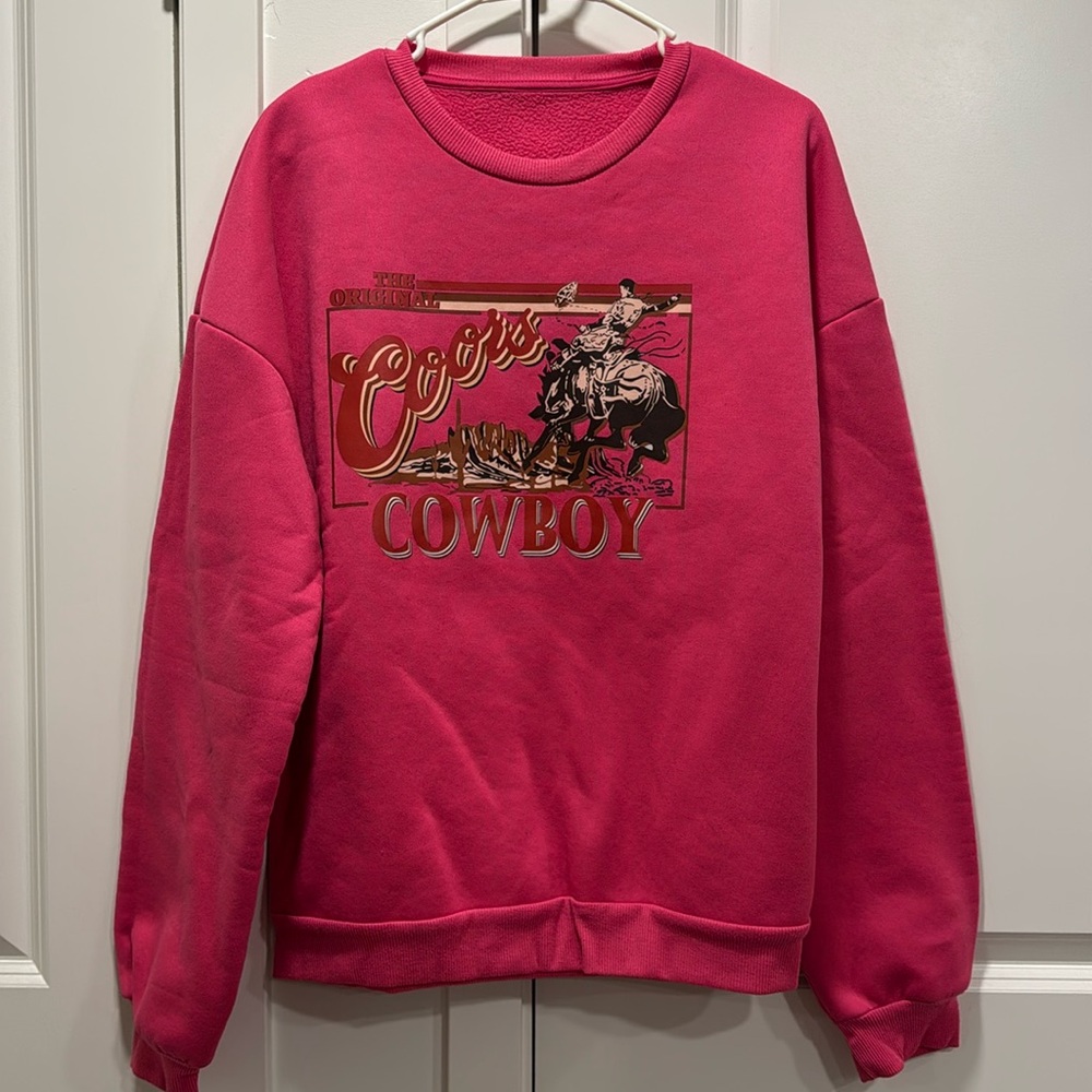 Unknown Brand Coors Cowboy Sweatshirt